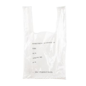 Mode Transparent PVC Einkaufstaschen Lebensmittelgeschäft Handtaschen