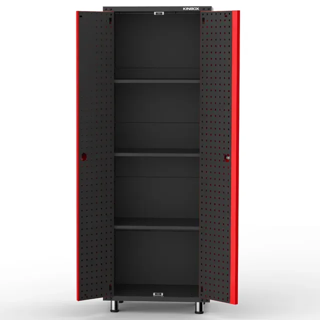 Kinbox 12-Piece Metal Garage Locker Tool Cabinet