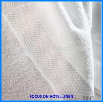 100% cotton white bath towels/low cost 100% cotton towel hotel plain jacquard