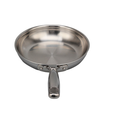 Dia 24cm Tri-ply Stainless steel frying pan