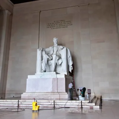 hot sale Abraham Lincoln marble Statue