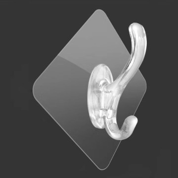 Creative 7cm Door Back Hook: Perforation-Free Coat and Towel Hanger