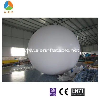 7ft - 13ft Round shape promotional indoor wholesale balloons / hydrogen balloon for promotion