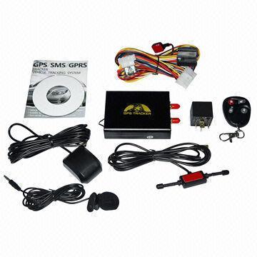 Car GPS Tracker, Supports Camera, Fuel Sensor by SMS/Web Software Tracking