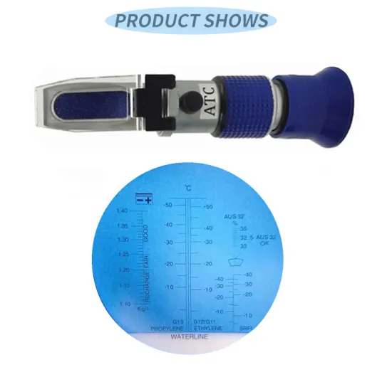 4-in-1 Anti-Freeze Coolant Refractometer Tester for Fahrenheit Freezing Point