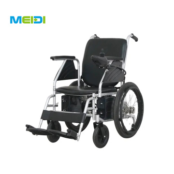 Steel Power Wheelchair With Detachable Footrest High-power Motor Wheelchair