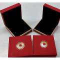 Cardboard elegant custom packing boxes for jewellery