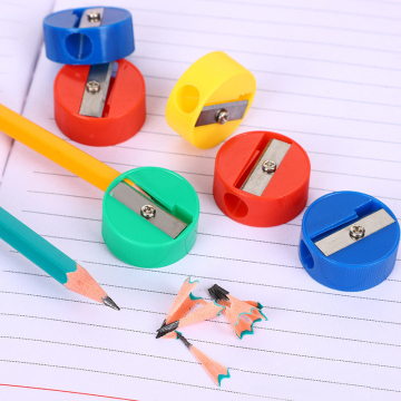Mini Color Plastik Bulat Ruas Pensil Manual untuk Anak -anak