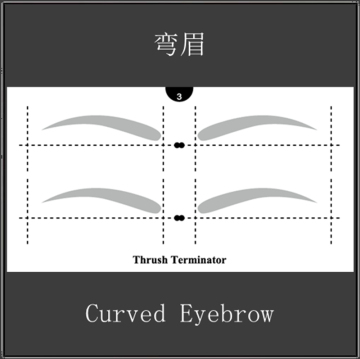 High quality Beginner Makeup tools Coordination Eyebrow pencil for beginner and Beautiful auxiliary neans eyebrow tool