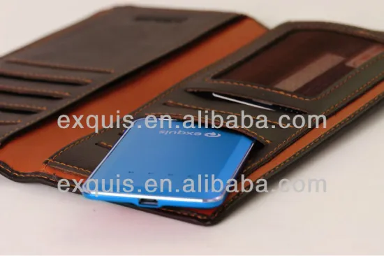 High quality factory low price Credit card Portable Slim ultrathin 2000mah Power Bank