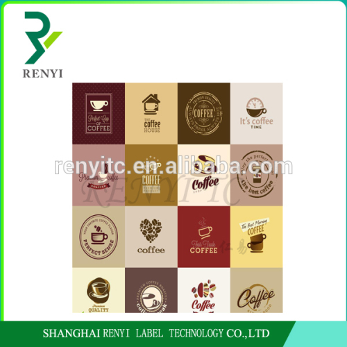 Customized Adhesive Private Coffee Label