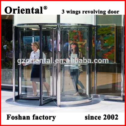 3 wings & 4 wings manual revolving doors