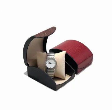 Leatherette paper leather watch display box