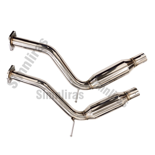 Verbrennter blauer Achsenback-Abgabermuffler für 1992-2000 Lexus SC300 Dicker ummauerter Katzen-Dual-Abgassungssystem