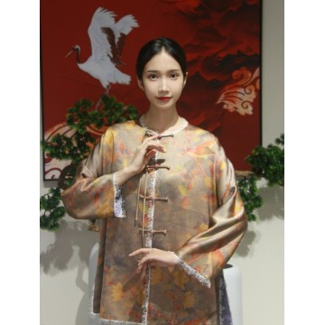 Mujeres de abrigo reversible