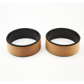 Cork Back Roller Wheel de yoga de madera natural