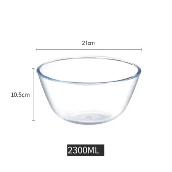 Clear glass bowl Modern simplicity Children's fruit noodle bowl Home salad bowl Egg bowl with noodles
