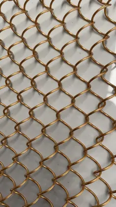 golden decorative mesh curtain