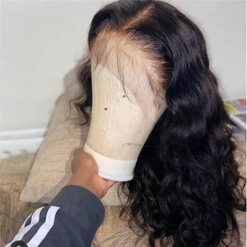 Cheap Wholesale Hair Wigs Human Lace Front Closure Body Wave  Virgin Brazilian Cuticle Aligned Lace Closure Human Hair Wig