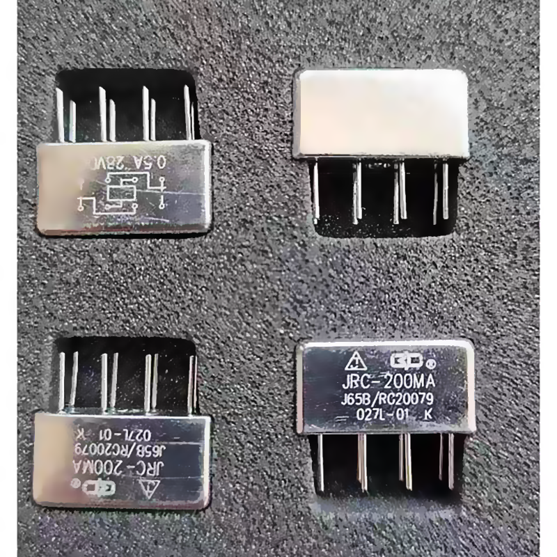 Military Aviation DC Relay JRC-200MA Side and Terminal View