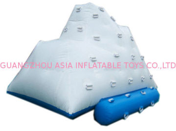 Custom 0.9mm Thickness Pvc Tarpaulin Inflatable Iceberg / 4ml * 3m, 6m X 5m