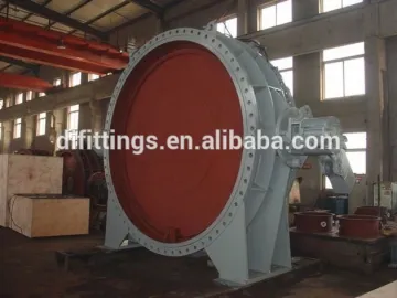 Welding butterfly valve