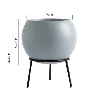 Nordic Iron Art Meaty Flower Pot Vase