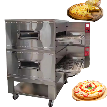 Hóvo de pizza de impacto de gas/electricidad de 32 pulgadas - horno de túnel automático para hornear pizza