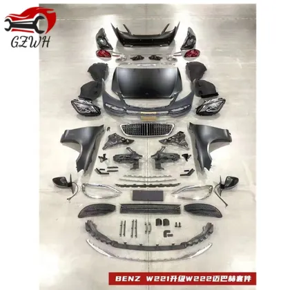 S-CLASS W221 upgrade to W222 Maybach Bodykit