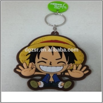 Comics silicone silicone keychain