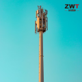 Estrutura monotubo durável para uso em telecomunicações