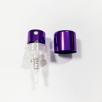 Good aluminum perfume crimpless pump and collar