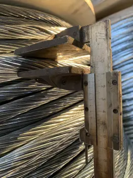 Hot-dip galvanized wire rope1*7