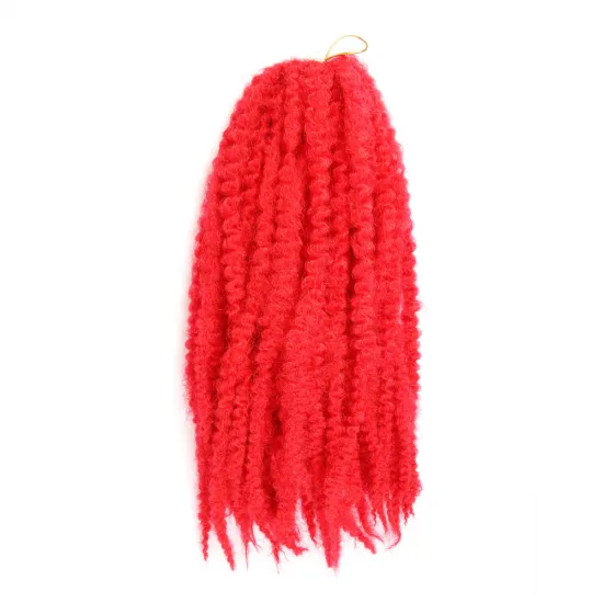 X-TRESS Afro Dreadlocks Synthetic Braiding Hair Extensions Heat Resistant Marley Kinky Curly Black Crochet Braids Hair Bundles