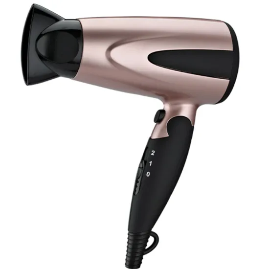 1600W Tourmaline Ceramic Travel Hair Dryer with Folding Handle