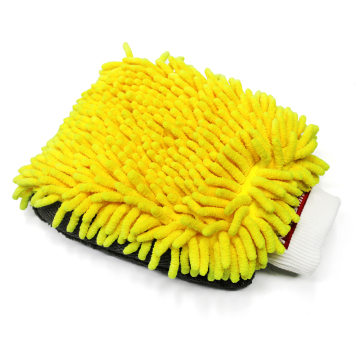 MaxShine Premium Chenille MicroFiber Car Wash Mitt - geel