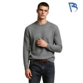 M041 Pulover din tricot pentru bărbați, cu decolteu în dungi