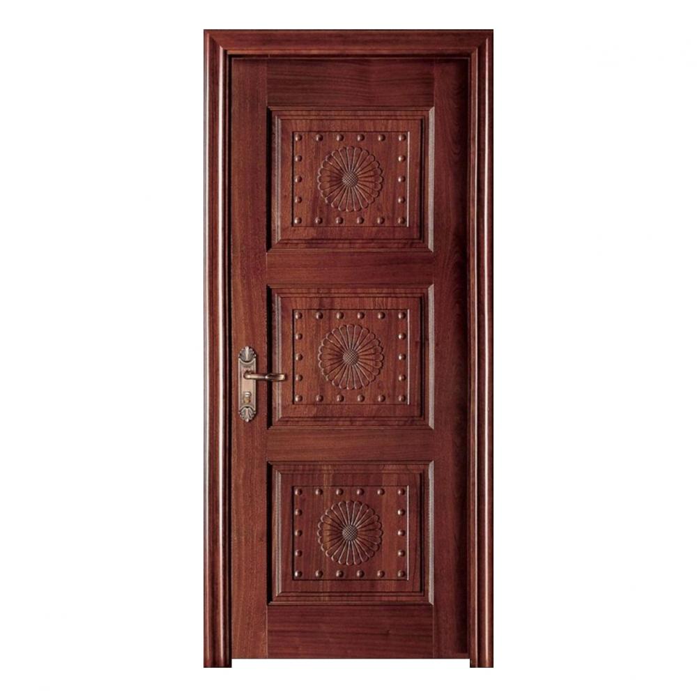 Porte en bois massif de style ouvert classique