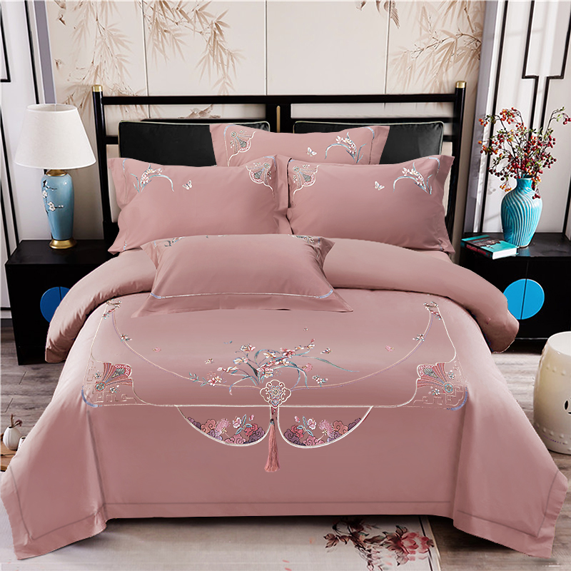  Cotton Embroidery Bedding Set