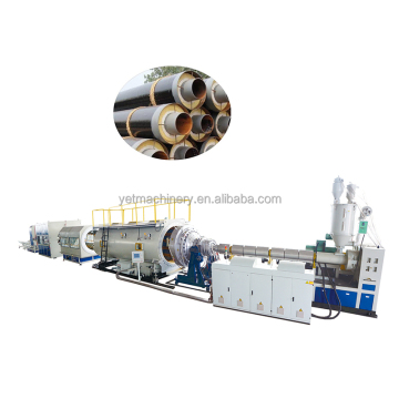 Prefab Thermal PU Foam Insulation Pipe Jacketing Machine