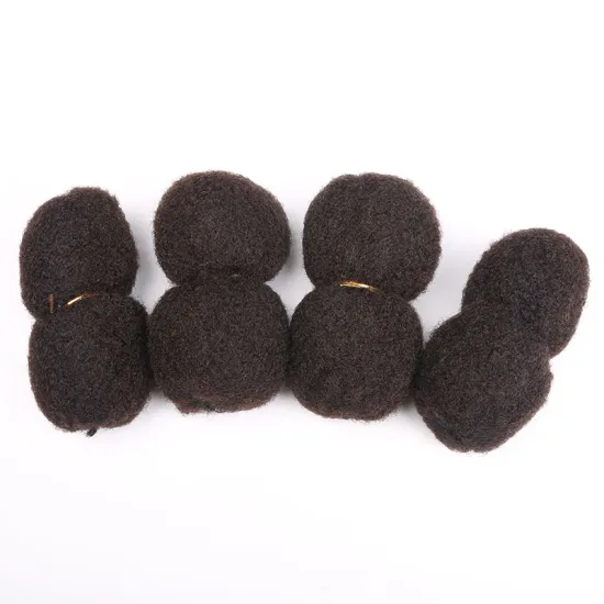 4pcs/lot tight Afro Kinky Bulk Hair 100% Human Hair For DreadLocks,Twist Braids Nautral Color Afro kinky Hair