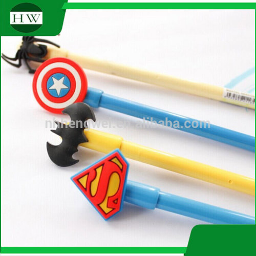 promotional wholesale cheap funny school office stationery mini plastic cartoon League of Legends roller ball point pen