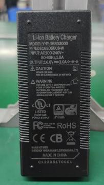Lithium Battery Charger 16.8v 3a