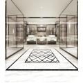 White Color Marble Flooring Full Polished Porcelain Tile