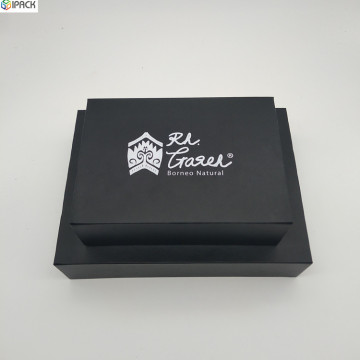 Boîte d'emballage en papier pliante de châle de cadeau de carton fait sur commande