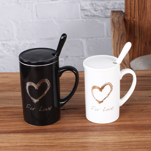 gold series couple coffee mug