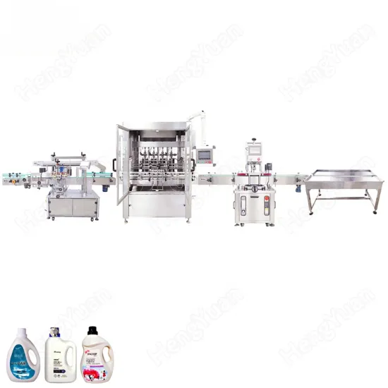 Automatic Laundry Detergent Barrel Filling and Packaging Line