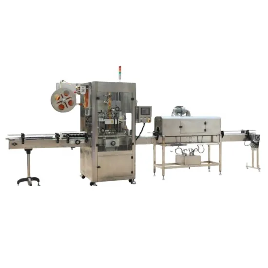 High-Speed Automatic Packaging Machine for Detergent Bottles, Including PET, PE, Glass, PVC Labels, and Heat Shrink Sleeves