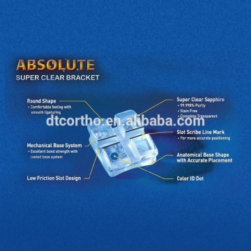 Quality China New Design Orthodontic Sapphire Brackets