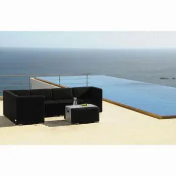 Outdoor furniture, leather or fabric sets